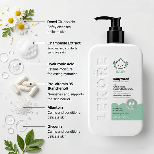 Lekore Baby Body Wash | pH 5.5