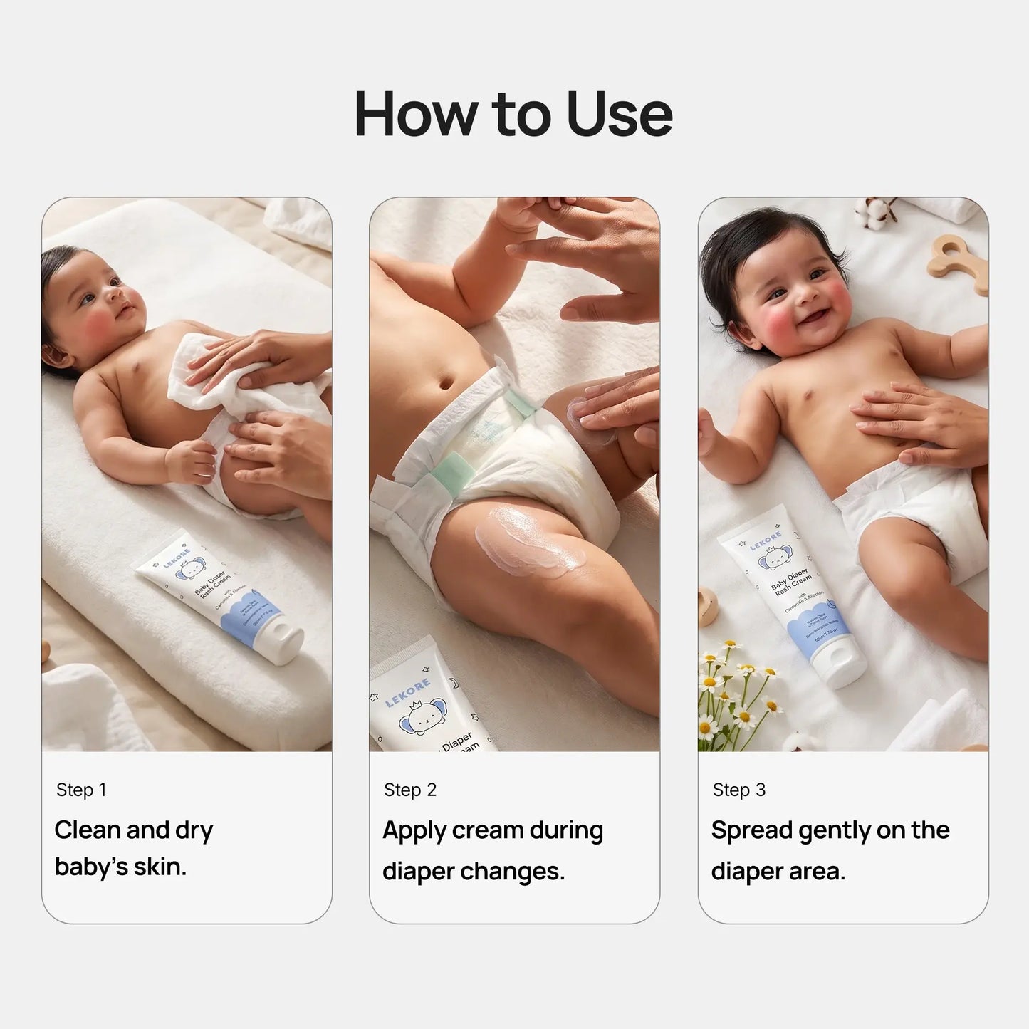 Lekore Baby Diaper Rash Cream