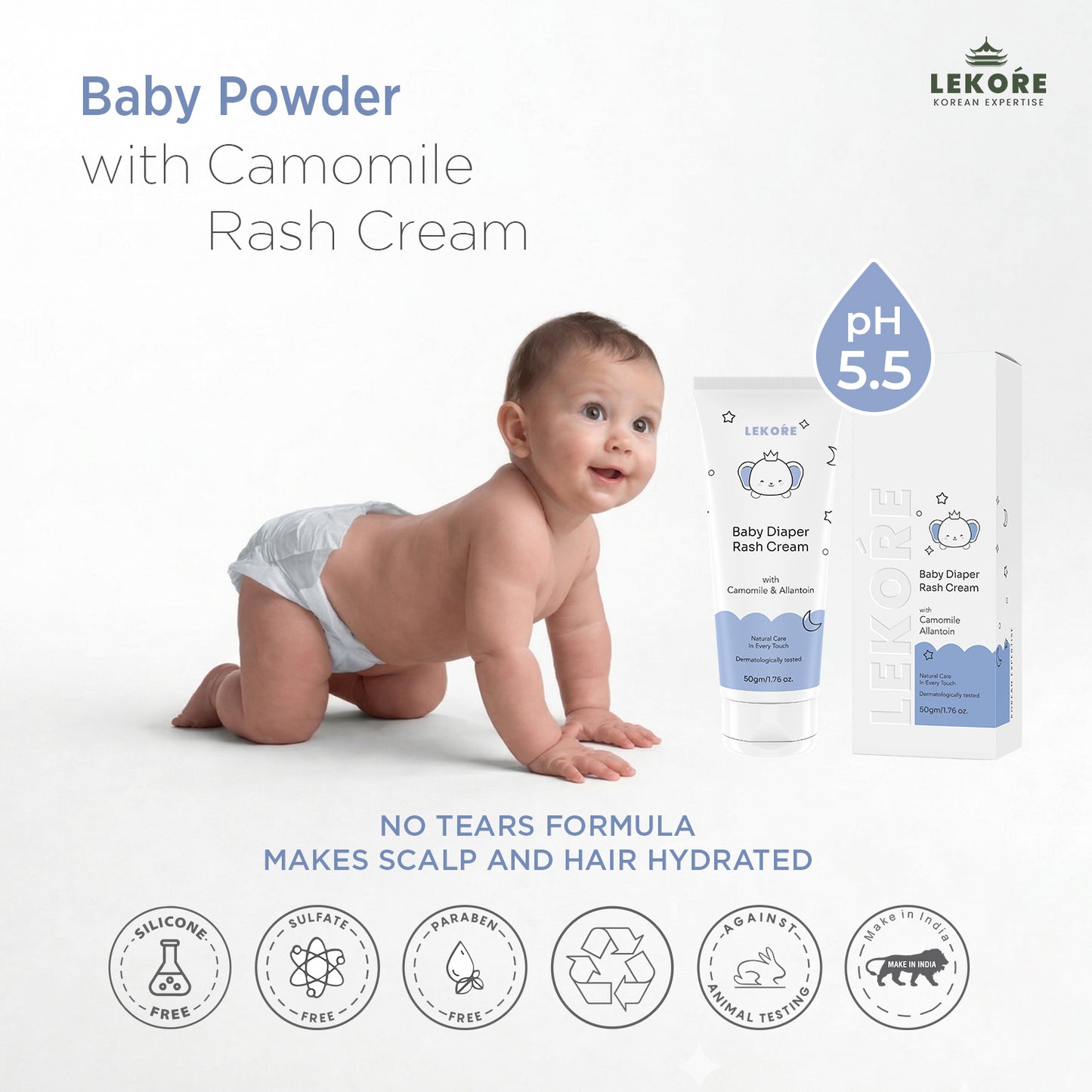 Lekore Baby Diaper Rash Cream