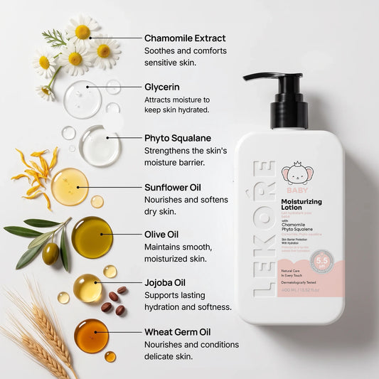Lekore Baby Body Lotion | pH 5.5