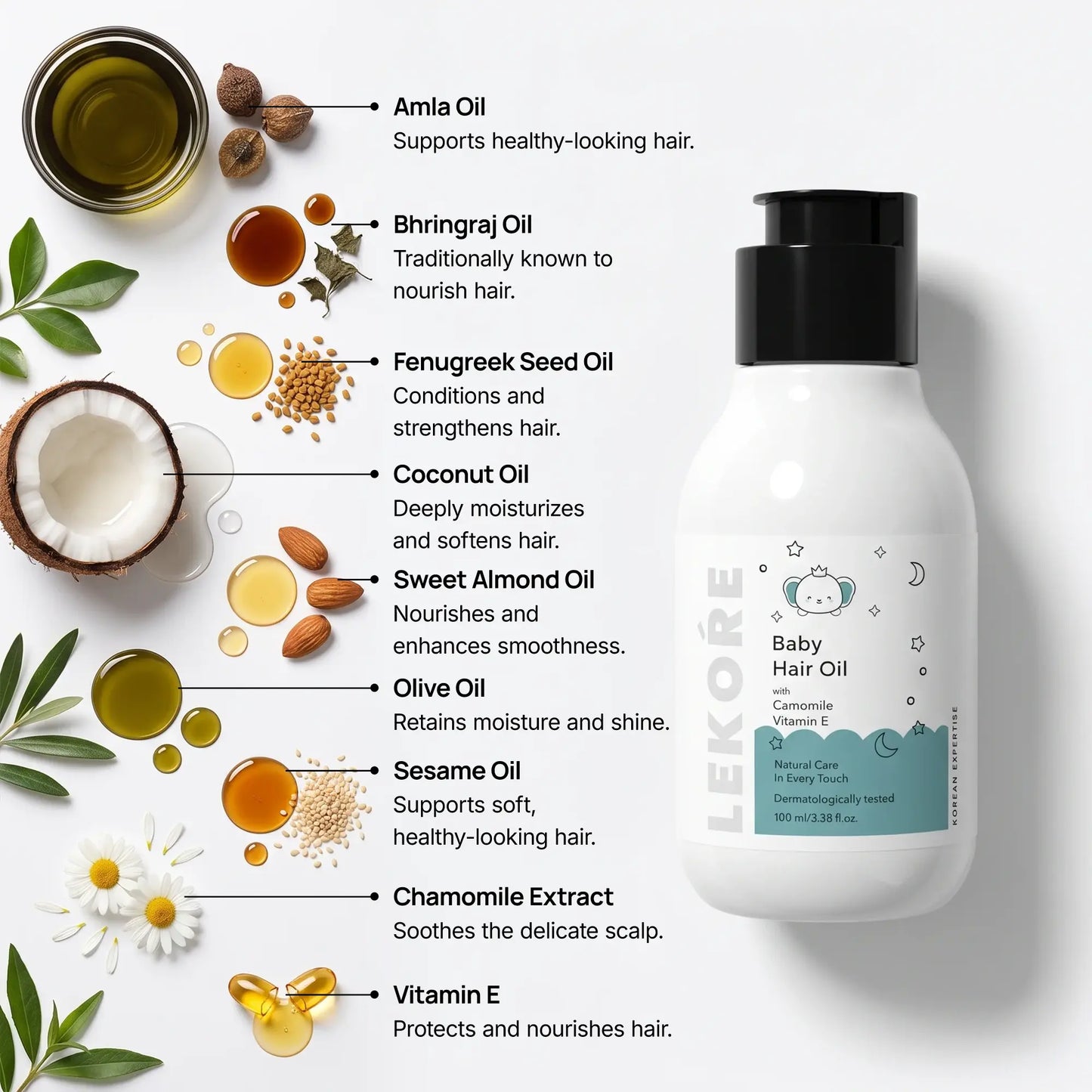Lekore Baby Hair Oil