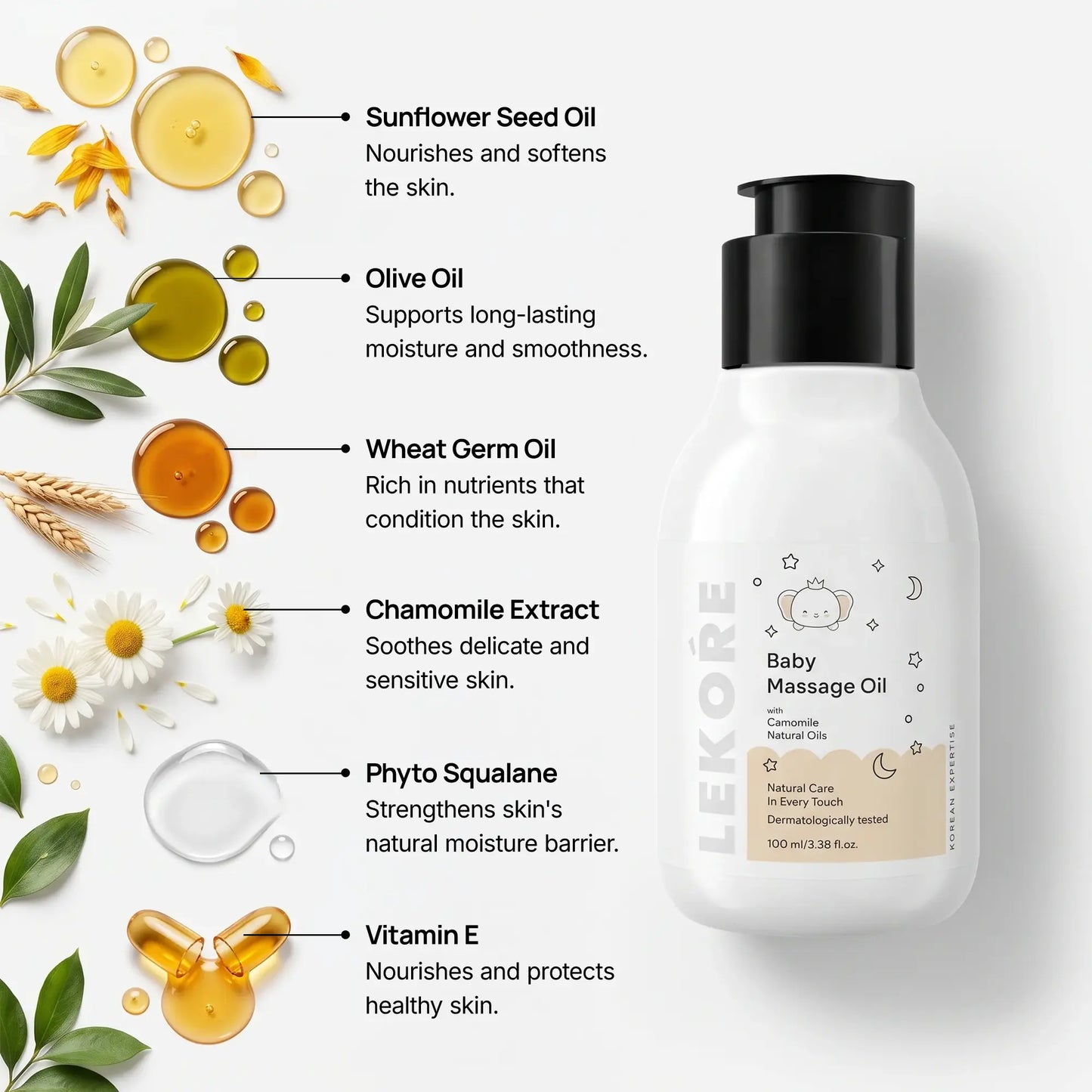 Lekore Baby Massage Oil