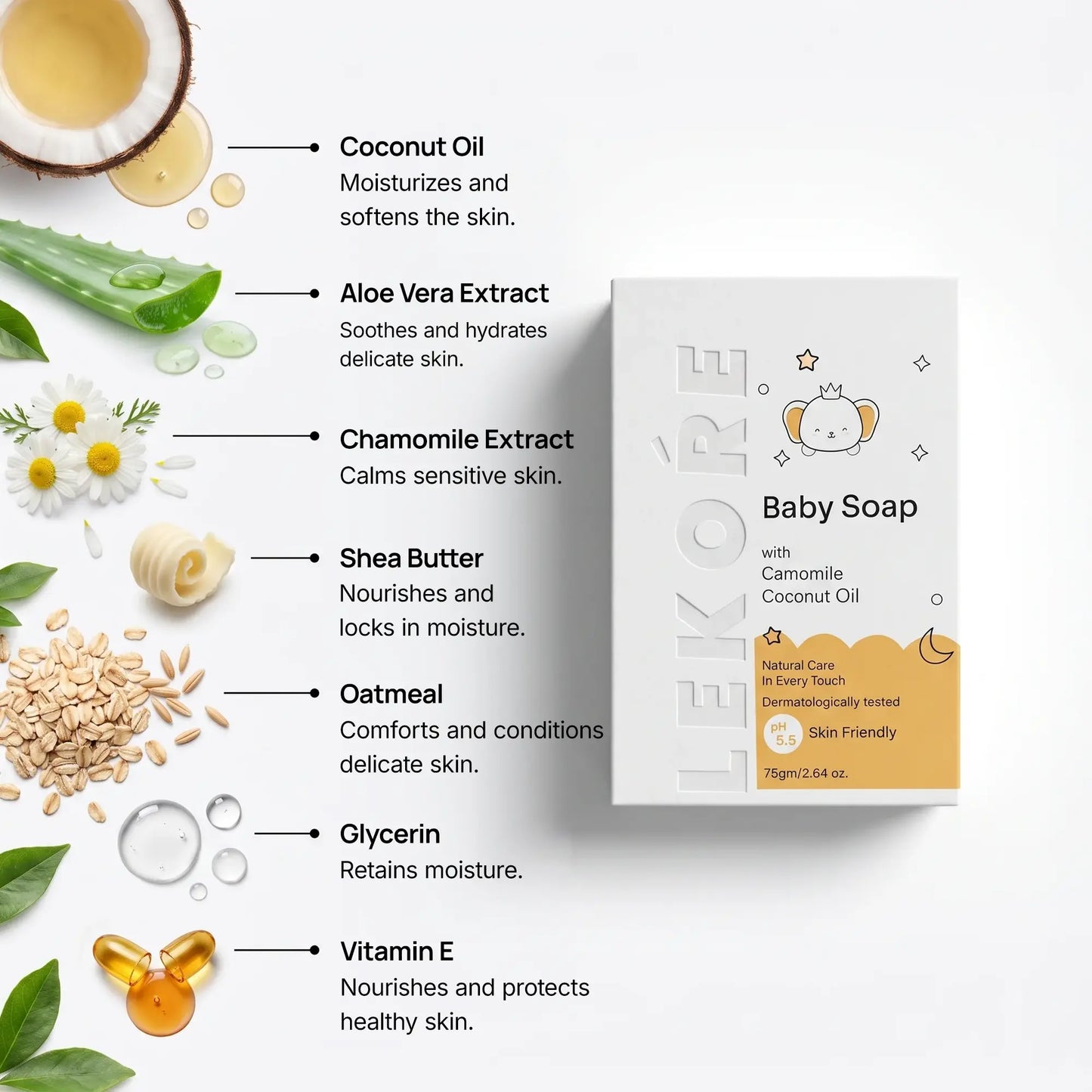 Lekore Baby Soap Bar
