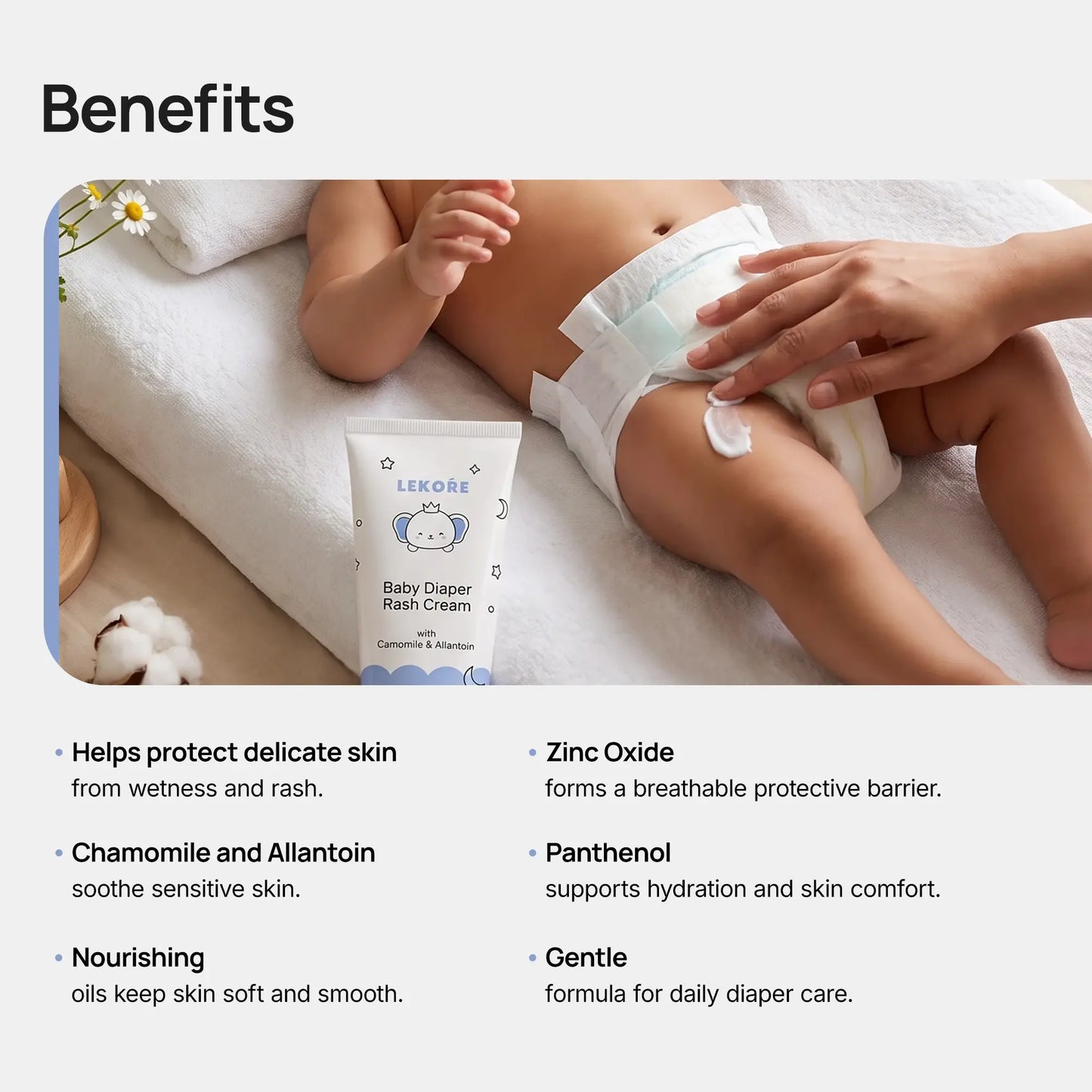 Lekore Baby Diaper Rash Cream