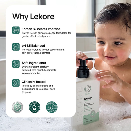 Lekore Baby Body Wash | pH 5.5