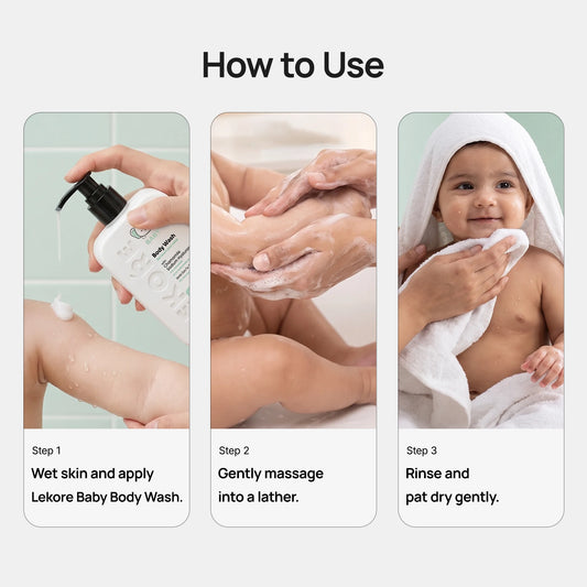 Lekore Baby Body Wash | pH 5.5