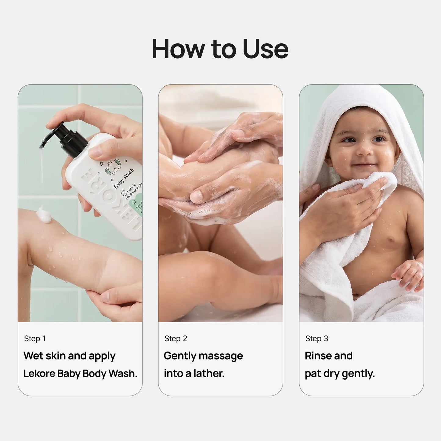 Lekore Baby Body Wash | pH 5.5