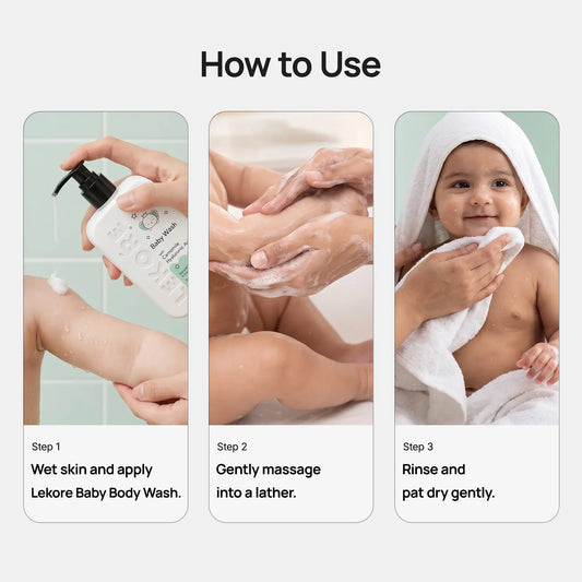 Lekore Baby Body Wash | pH 5.5