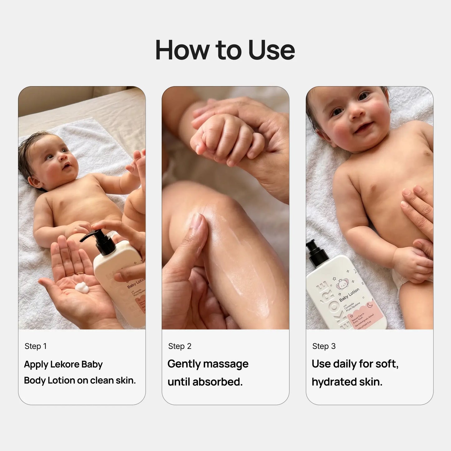 Lekore Baby Body Lotion | pH 5.5