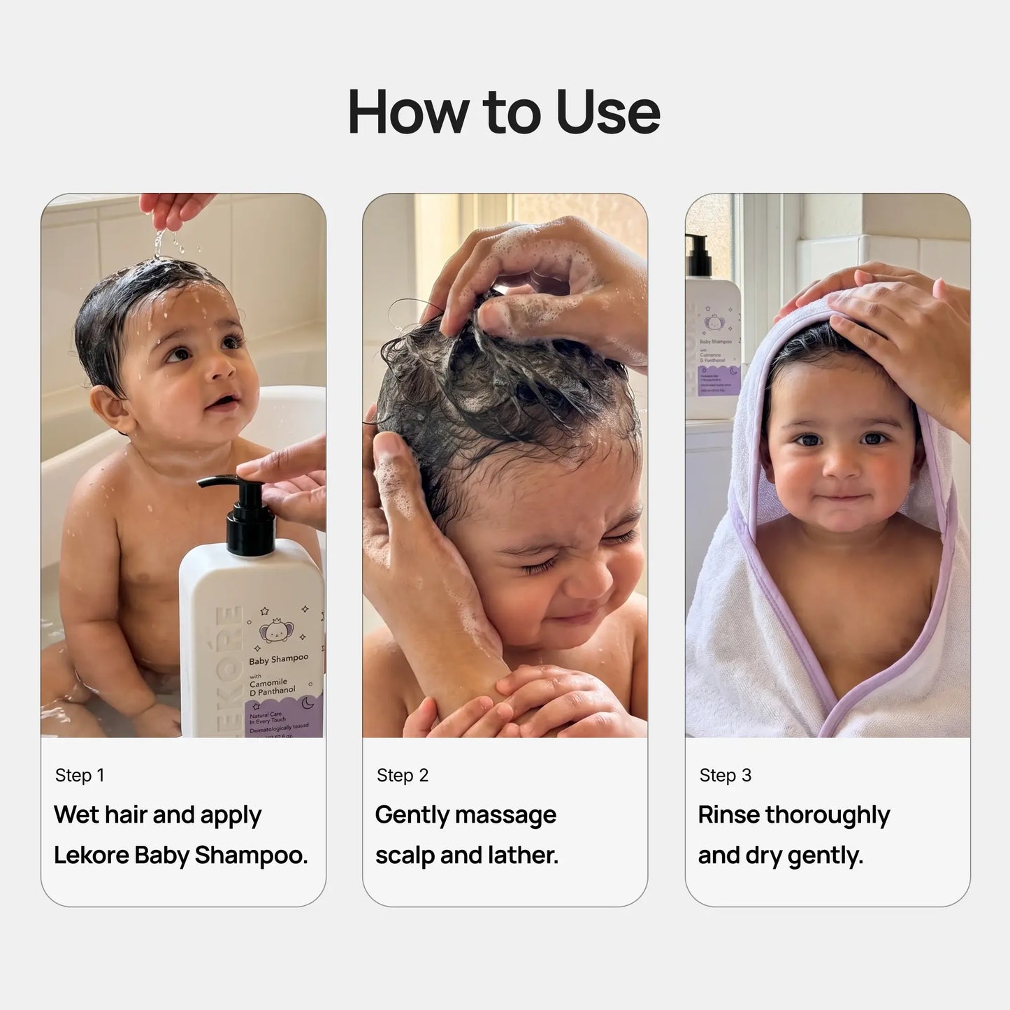 Lekore Baby Shampoo | pH 5.5