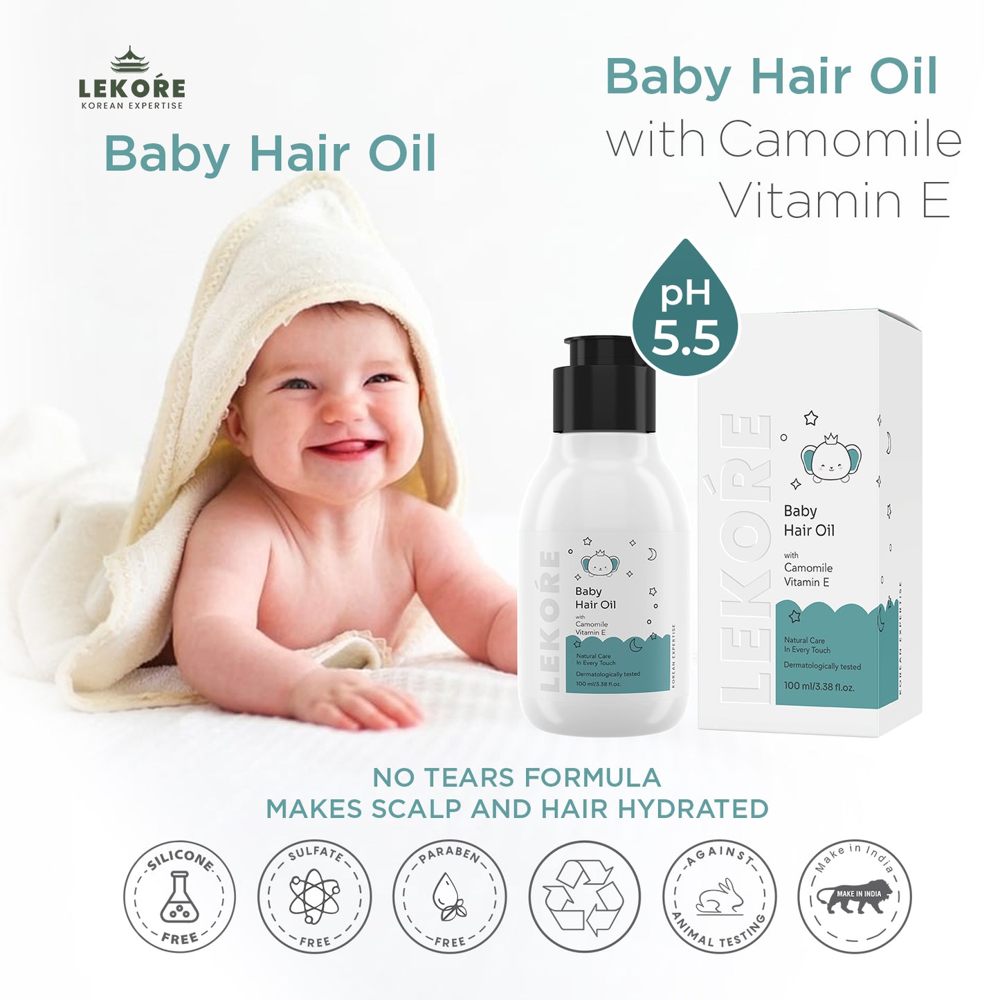 Lekore Baby Hair Oil