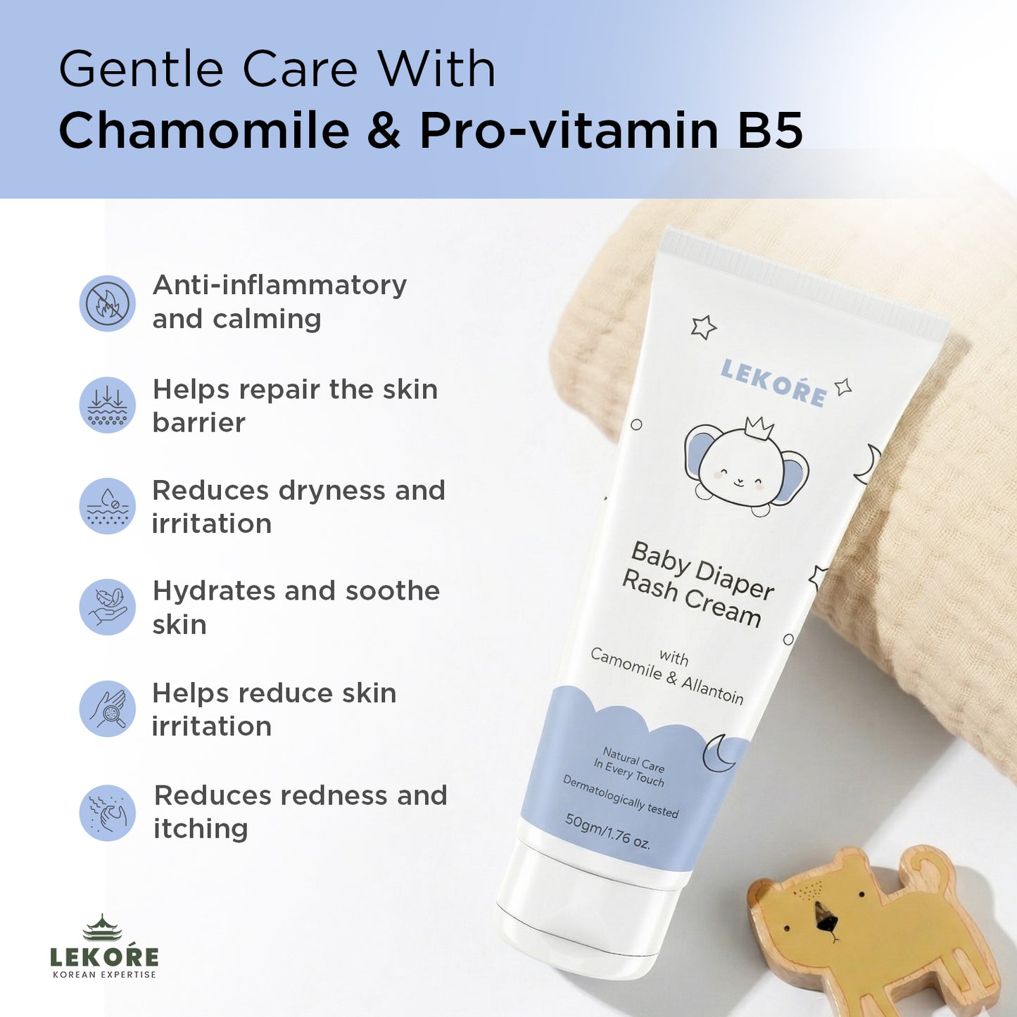 Lekore Baby Diaper Rash Cream