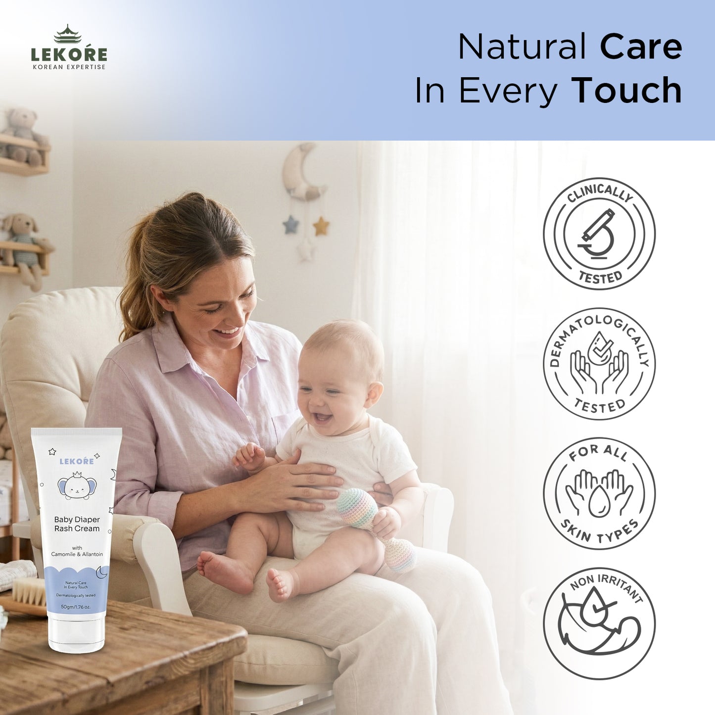 Lekore Baby Diaper Rash Cream