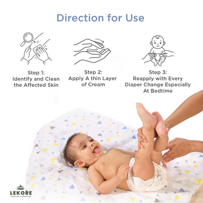 Lekore Baby Diaper Rash Cream