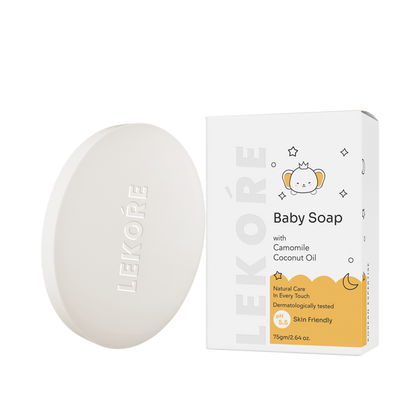 Baby Soap 75g | Moisturizing Cleansing Bar for Delicate Baby Skin
