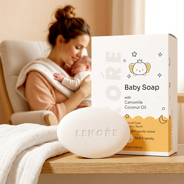 Baby Soap 75g | Moisturizing Cleansing Bar for Delicate Baby Skin